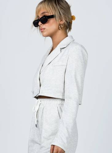 Princess Polly NWT  Krister Cropped Blazer Grey