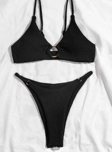 SheIn Bikini Black Size XL