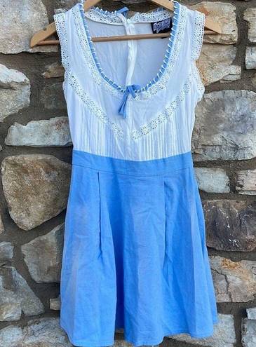 Krass&co Cosplay  UK Delores blue & white dress size 2/28 (Halloween, costume)