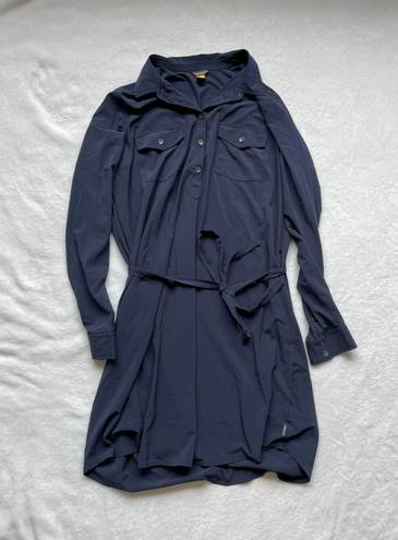 Eddie Bauer Navy Athletic Shirt Dress