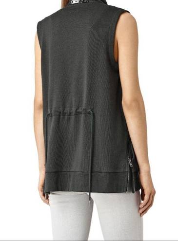 All Saints Fera Jersey Sweatshirt Vest