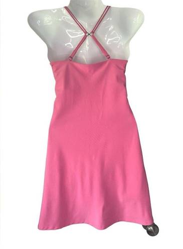 Abercrombie & Fitch  Barbie pink athletic dress w built-in shorts & pocket size S