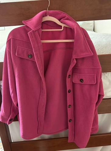 Goldhinge Pink Shacket