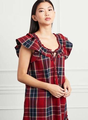 Hill House  Home Cordelia Dress - Red Tartan