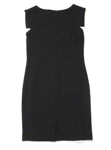 MM.LaFleur NWT  Sarah 7.0 in Black Lightweight Crepe Cap Sleeve Dress 4