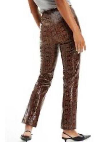 Danielle Bernstein  Womens Animal Print Straight Leg