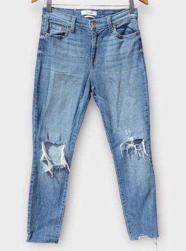 Pistola Distressed Ripped Denim Jeans Size 27