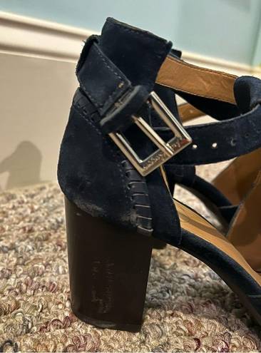 Jack Rogers Blue suede booties