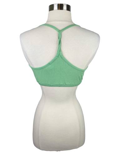 LA Made  Green Twisted Racerback Bralette