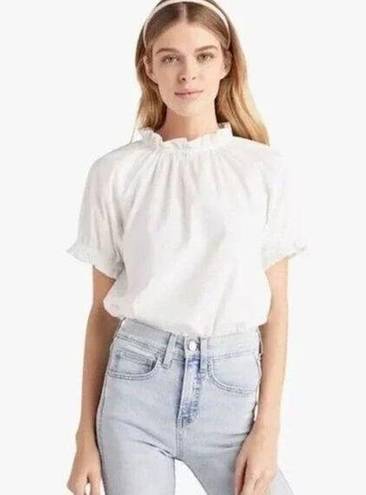 Hill House  The Kit Top Puff Sleeve Ruffle Top