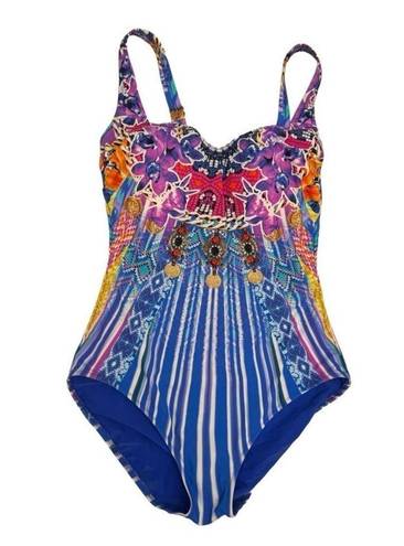 Gottex  Size 10 (M) Sarasana Bandeau One Piece Swimsuit Convertible Bathing Suit