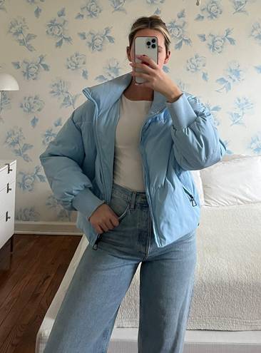 Princess Polly Blue Puffer Jacket