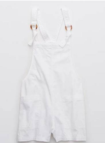 Aerie White Overalls