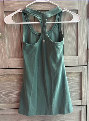 Lululemon Green  Cool Racer Back Tank Top