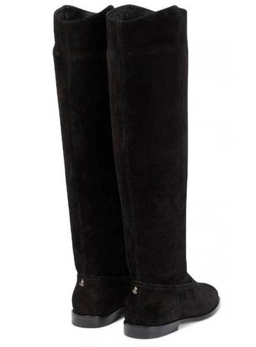 Jimmy Choo  Bree Suede Knee High Boots in Black