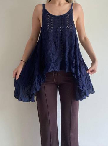 Vintage Havana Navy Blue  Top NWT