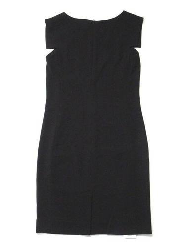 MM.LaFleur NWT  Sarah 7.0 in Black Lightweight Crepe Cap Sleeve Dress 4