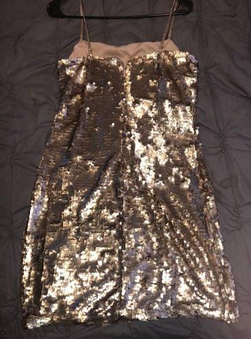 Lulus Rose Hold Sequin Dress