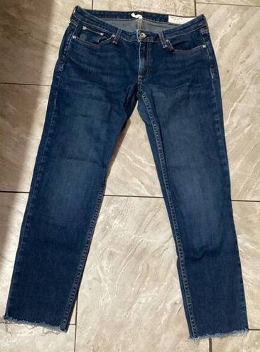 Rag and Bone  Dre Low Rise Slim Boyfriend Dark Wash Jeans 27