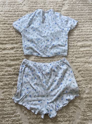 Floral PJ Set Multi Size XS