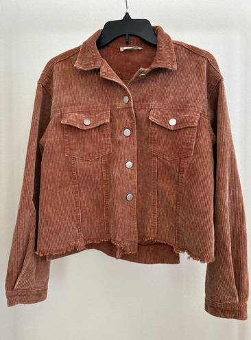 Altar'd State Altar’d State Brown Corduroy Jacket Size Small