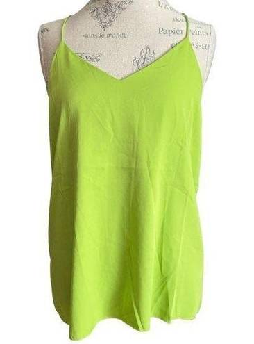 Buckhead Betties Bright Green Tank Top  NWT Size Large Made In India