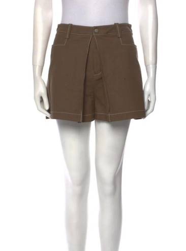 Alexis  Intermix *Laz* mocha brown canvas skirt skort shorts S