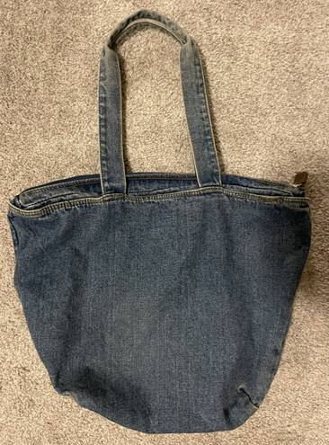 Vintage Denim Jean Purse Blue