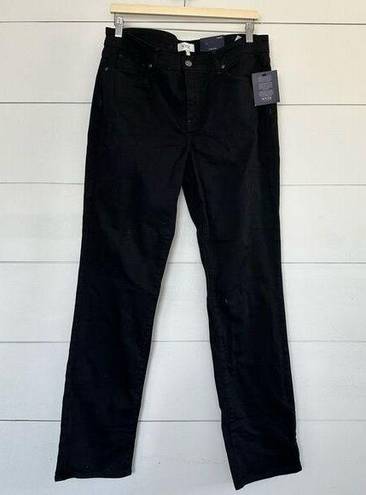 NYDJ  Not Your Daughters Jeans Women’s 12 Black Marilyn Straight Jeans New NWT