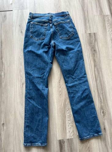 Abercrombie & Fitch  28/6 Curve Love The 90s Slim Straight Ultra High Rise Jeans