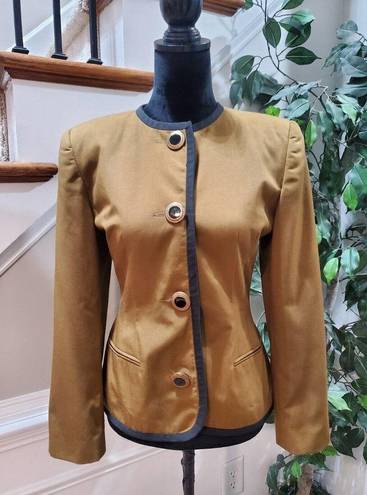 Oleg Cassini VTG  Women Polyester Single Breasted Long Sleeve Casual Jacket 8