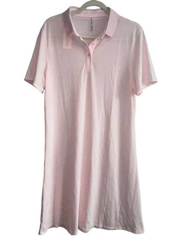 Outdoor Voices NWT  Birdie Polo Dress Pink Size XXL