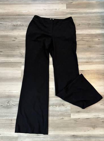 Laundry by Shelli Segal Laundry size 4 Black Wide Leg Dress Pants, no stretch, waist measurement is 14,inseam is 30