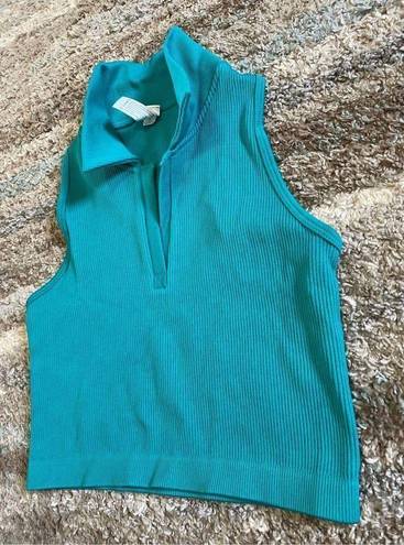 Polo 90 Degree by Reflex Baseline Seamless  Cropped Top Size Small