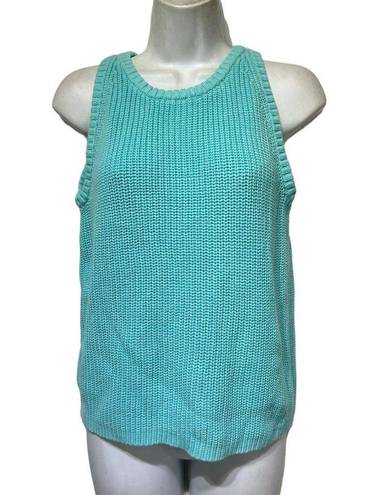 525 America  Womens Size S Blue Knit Sleeveless Sweater Vest