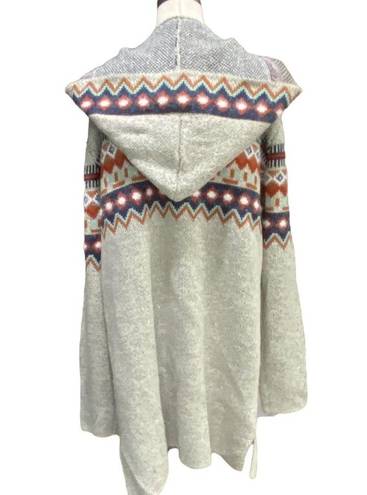 FATE. Aztec Boho Hooded Cardigan Sweater Size Large NEW Stitch Fix