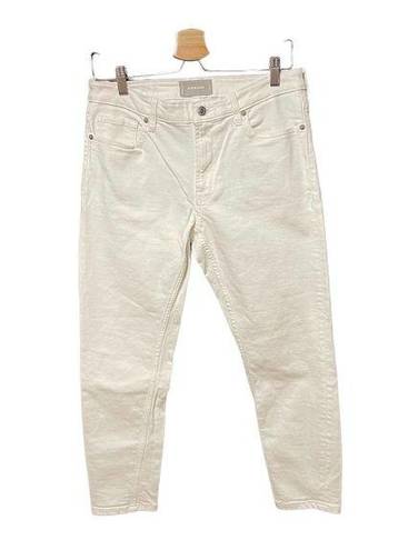 Everlane  Mid-Rise Ankle Jeans Ivory Cream Size 29