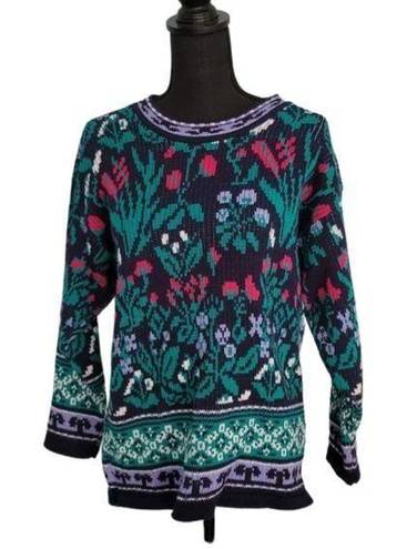 Cabin creek  Crewneck Floral Sweater Vintage