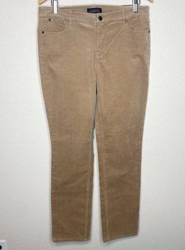 Talbots  Flawless Five Pocket Straight Leg Khaki Corduroy Jeans Pants Size 10