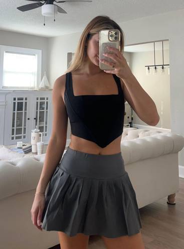 Pretty Little Thing Grey Mini Skirt