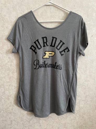 Rivalry Threads  women’s small Purdue Boilermakers gray top