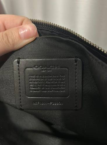 Coach Black And Grey  Purse