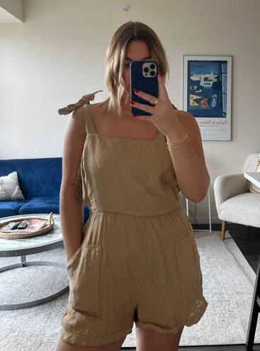 ZARA Linen Romper