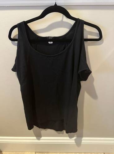 Moda international Top Black Size Small