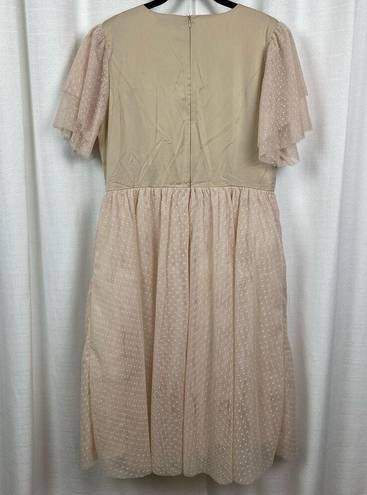 Krass&co Ivy City . Cream Tulle Party Dress Sz.L NWT