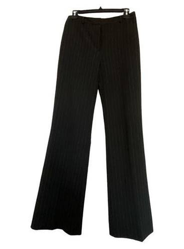 Antonio Melani  Black Striped Trousers Size 4 EUC INSEAM 32” #6952