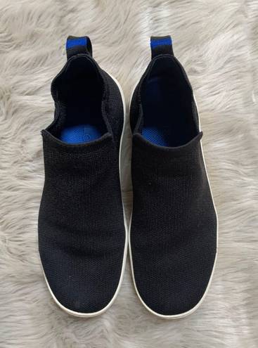 Rothy's The Chelsea Boot Sneaker Black Womens 10