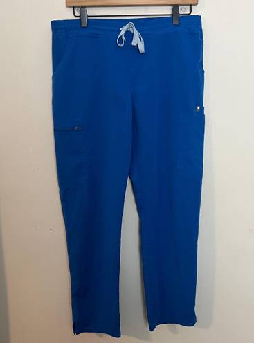 FIGS - Yola Skinny Scrub Pants Royal Blue Petite Medical Nurse Doctor