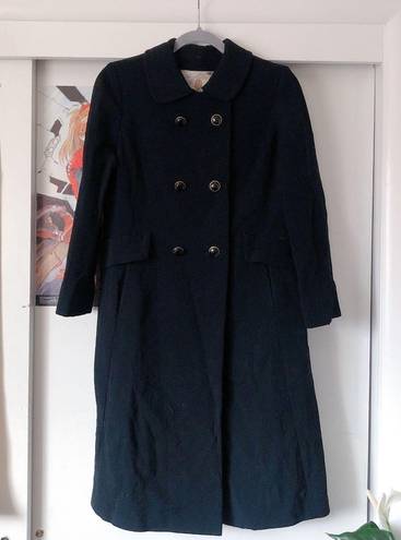 Vintage Black Pea Coat Size M