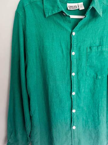 Chico's Linen Button Up 